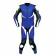 Blue & Black Motorbike Racing Leather Suits