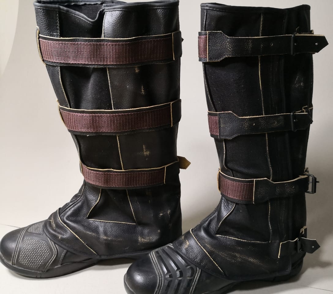 leather boot covers