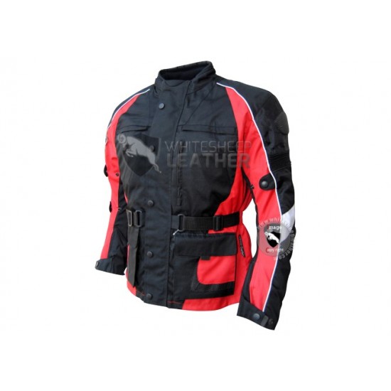 Textile Motorbike Men Black And Red  Jackets ( Free Shipping)