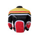 Textile Motorbike Men Black With Multi Color Contrast cordura Jackets (Free Shipping)