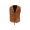 Mens Stylish Western Leather Vest Jacket (Free Shipping)