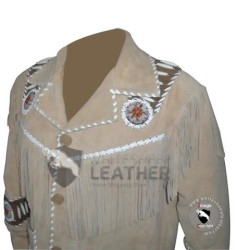 Mens Most Wanted Stylish Western Leather Jacket (Free Shipping)