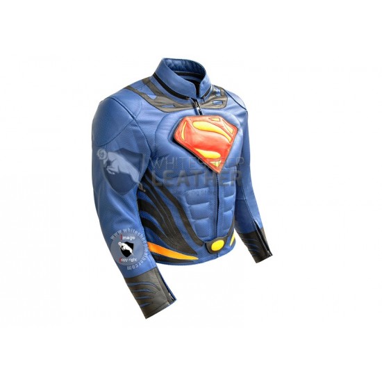 New Superman MotorCycle Leather Jacket