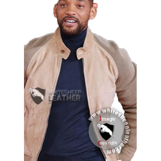 Focus 2015 Film Music Release Show Will Smith Leather Jacket Role as Nicky
