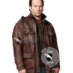 Four Brothers Brown Leather Jacket Style Coat