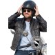 Gerard Butler Black Faux Leather Biker Jacket