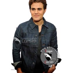 Gideon Before I Disappear Paul Wesley Denim Jean Jacket (Free shipping )