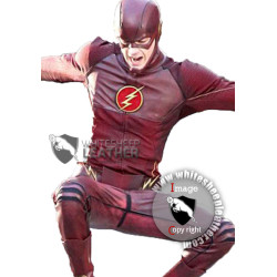 Grant Gustin American Television Series The Flash Leather Jacket (Free Shipping )