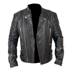Classical Zipper Motorbike Leather Jackets