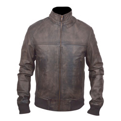 Stylish Brown Bomber Leather Jackets