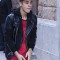 Justin Bieber Biker Black Leather Jacket
