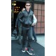 Robin Thicke Black Bomber Leather Jacket