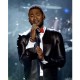 Usher Collar Less Rock Hall Leather Jacket