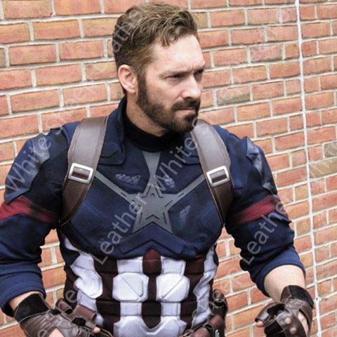 Avengers Infinity War Captain America Steve Rogers Costume Suit