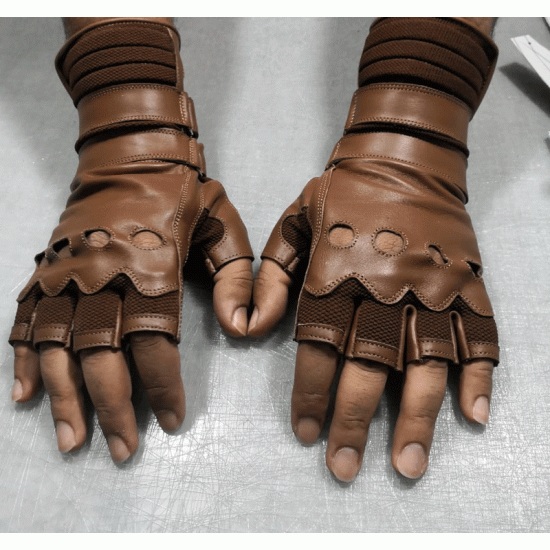 Captain America infinity war Real Leather Gloves