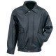 Men's Classic Black Bomber Leather jacket
