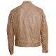 Men's Caramel Classic Leather Jacket