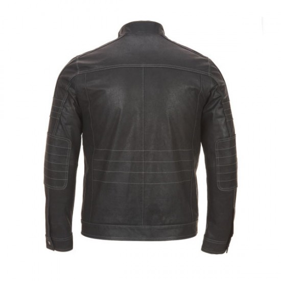 Men's Classic ZIP-UP Black Leather Jacket