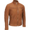 Classic Brown Casual Leather Jacket