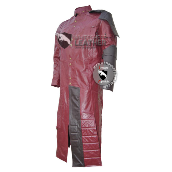 Guardians of The Galaxy Star Lord Costume Leather coat 