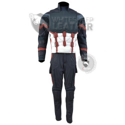 Captain America Steve Rogers Avengers 4 Endgame Costume Suit ( Screen Printed Lycra) ( without scales and shoulder Bells )