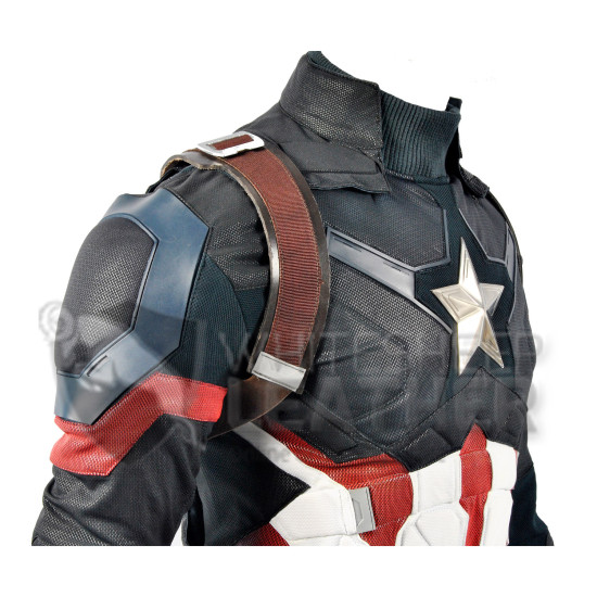 Captain America Civil war Steve Rogers Full Costume suit ( Screen Printed Lycra )