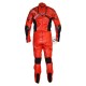 Daredevil  Red Comic Style Real Leather Suit