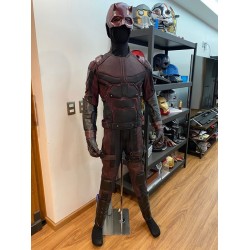 Daredevil season 2 Matt Murdock costume suit  (Screen Printed Lycra Suit ) +  Accessories 