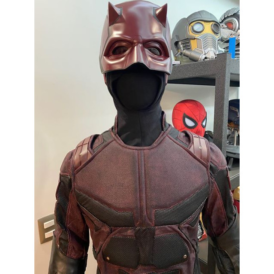 Daredevil season 2 Matt Murdock costume suit  (Screen Printed Lycra Suit ) (  without Accessories )