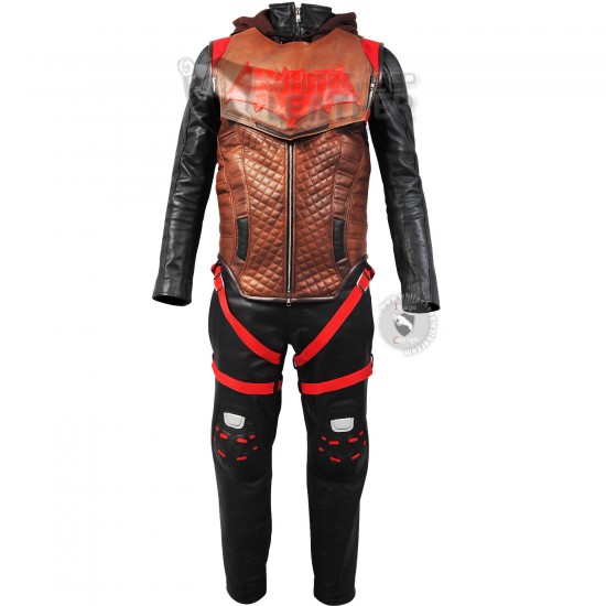 Gotham Knights Red hood Leather Suit
