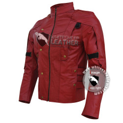 Guardians of the Galaxy Chris Pratt Star Lord Leather Jacket 