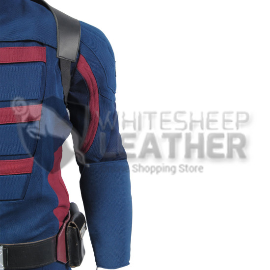 The Falcon and the Winter Soldier : US Agent Costume suit (Textured Stretch Fabric )
