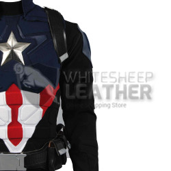 New Captain America Bucky Custom  suit ( Textured Stretch Fabric )