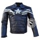 Chris Evans Captain America Motorcycle Real Leather Jacket