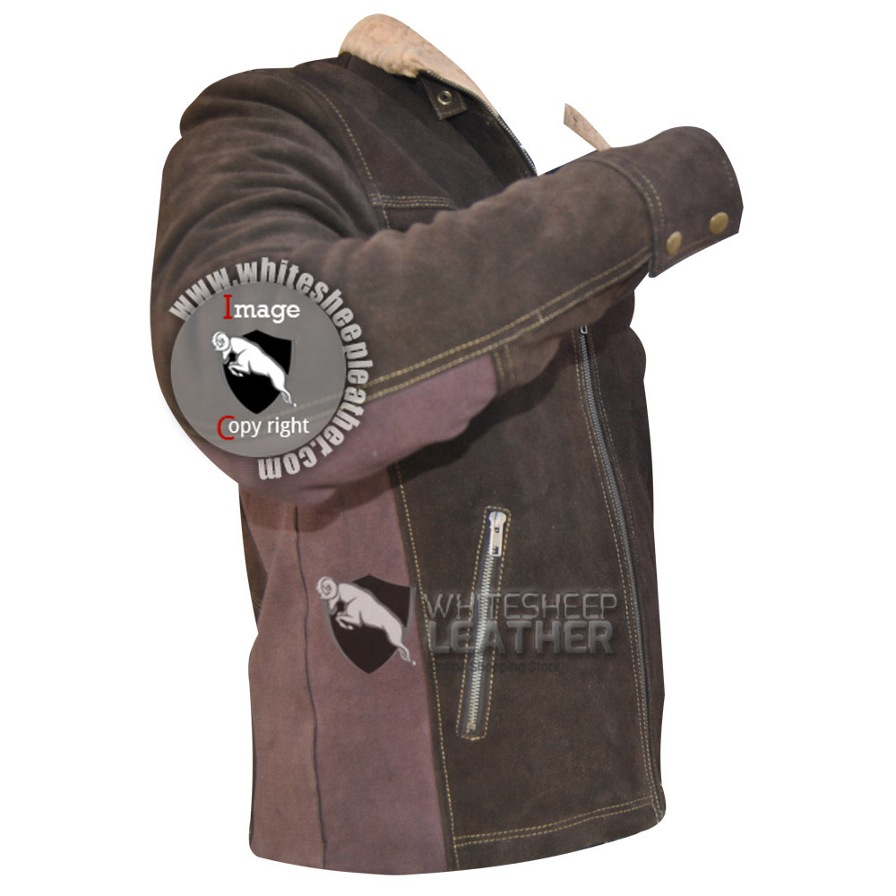 Custom 1/6 scale Leather Jacket Fit walking dead 5 Rick Grimes Damtoys body head 