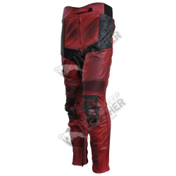 Ryan Reynolds DeadPool movie Motorcycle Leather pants