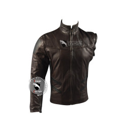 The Falcon and the Winter Soldier : Bucky Barnes Brown Real leather Jacket 