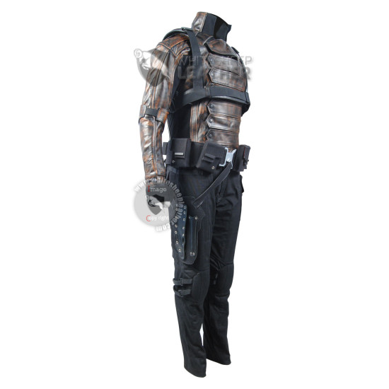 Captain America Winter Soldier : Bucky Barnes premium quality Costume (Weathered )