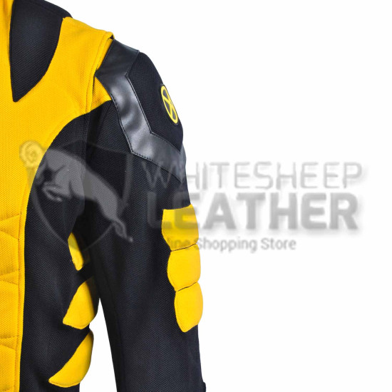 Wolverine Yellow and Black Costume suit (Textured Stretch Fabric )