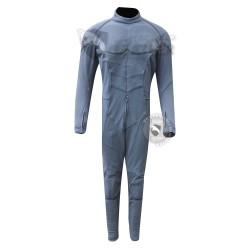 Daredevil /batman  multipurpose  Gray Comic Style Suit  ( Textured Stretch Fabric )