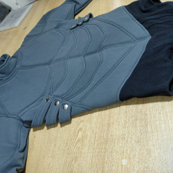 Batman Noel Gray Top only (Textured Stretch Fabric )