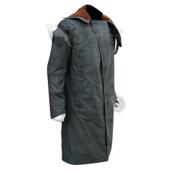 Ryan Gosling Officer k's Blade Runner 2049 Fabric coat ( With shearling Fur )