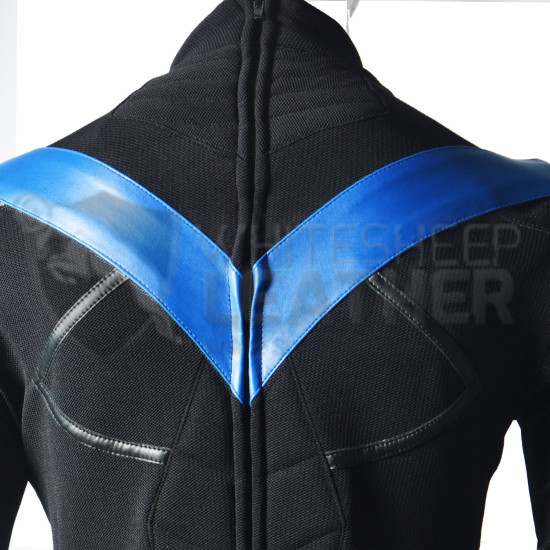  Dick Grayson Nightwing Game Suit (Textured Stretch Fabric )