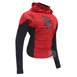 king daredevil hood jacket ( textured stretch fabric)