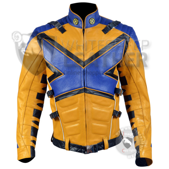 New X-Men Wolverine Real leather Jacket