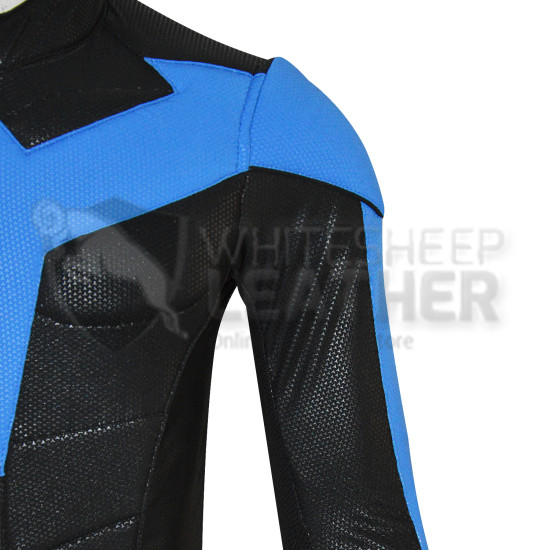 Nightwing costume Suit (Screen Printed lycra )