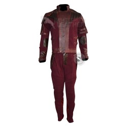 Guardians of the Galaxy Vol. 2 star Lord Chris Pratt Costume suit ( Textured stretch fabric )