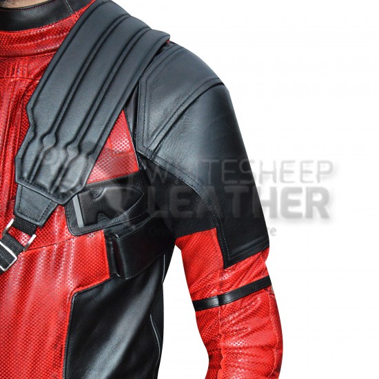 Deadpool 2 : Ryan Reynolds deadpool screen printed lycra suit