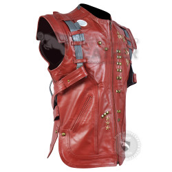 Guardians of the Galaxy Vol. 1  /  star Lord Chris Pratt leather Vest 