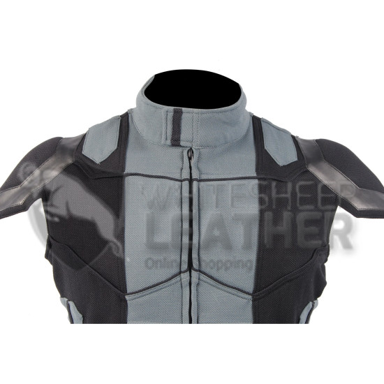 Wolverine Gray and Black suit  (Textured Stretch Fabric )
